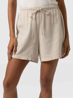 Corinne Linen Short - Oatmeal