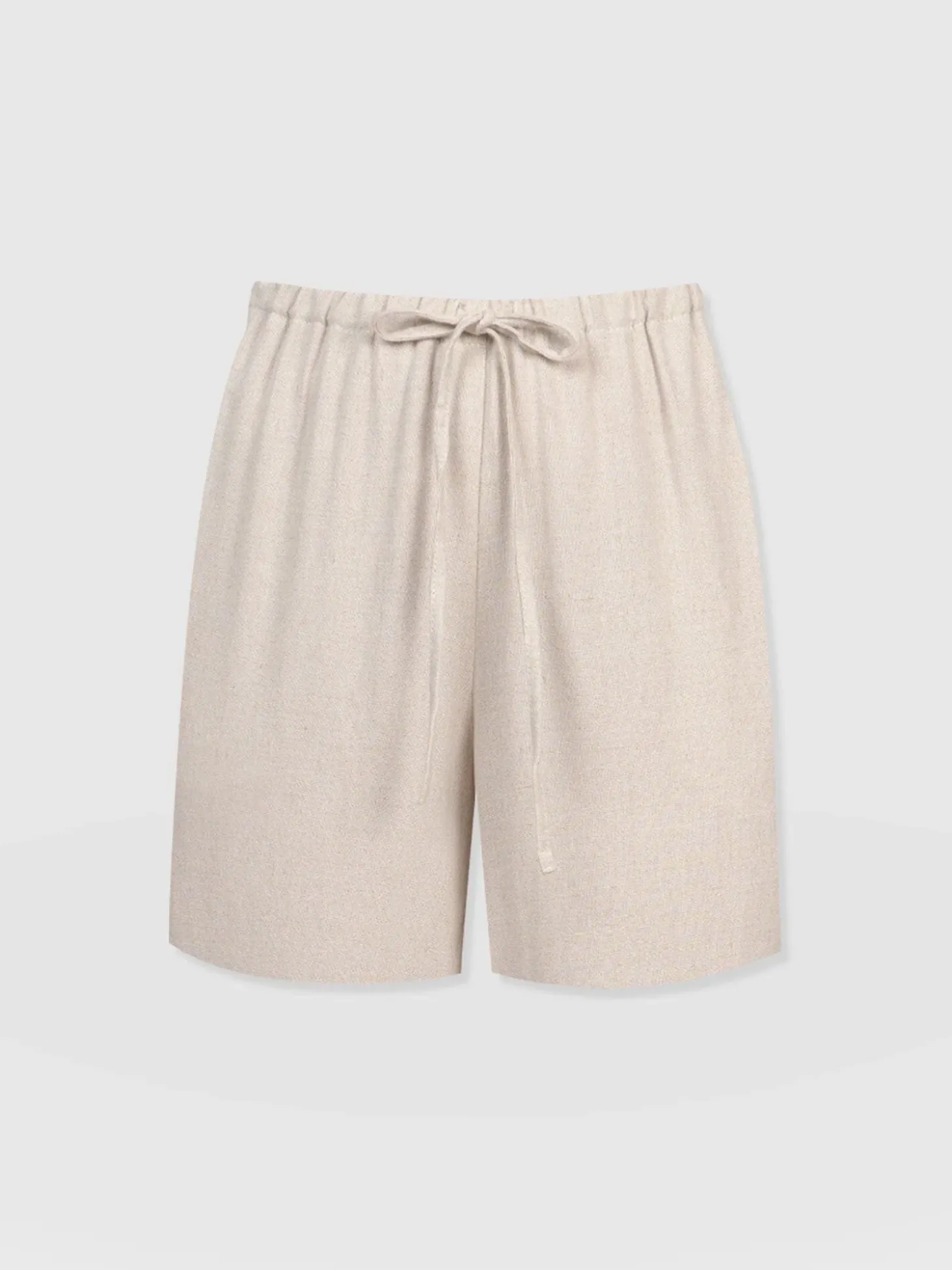 Corinne Linen Short - Oatmeal