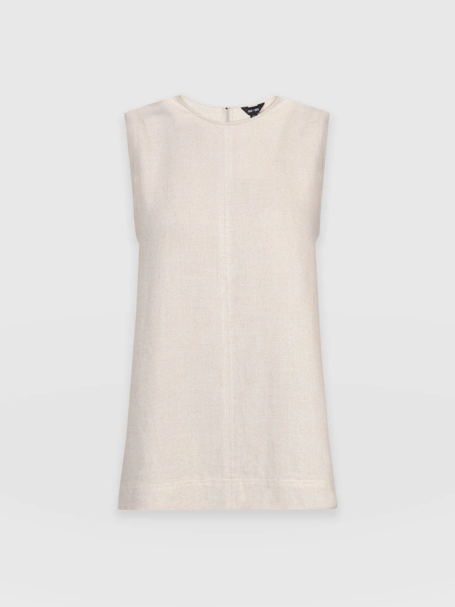 Corinne Linen Tunic - Oatmeal