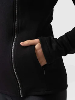 Cotton Biker Jacket - Black