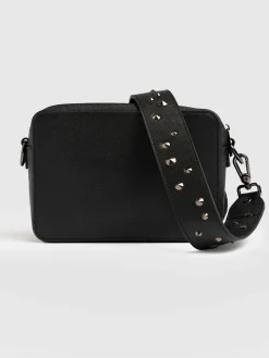 Cross Body Bag - Black Studded
