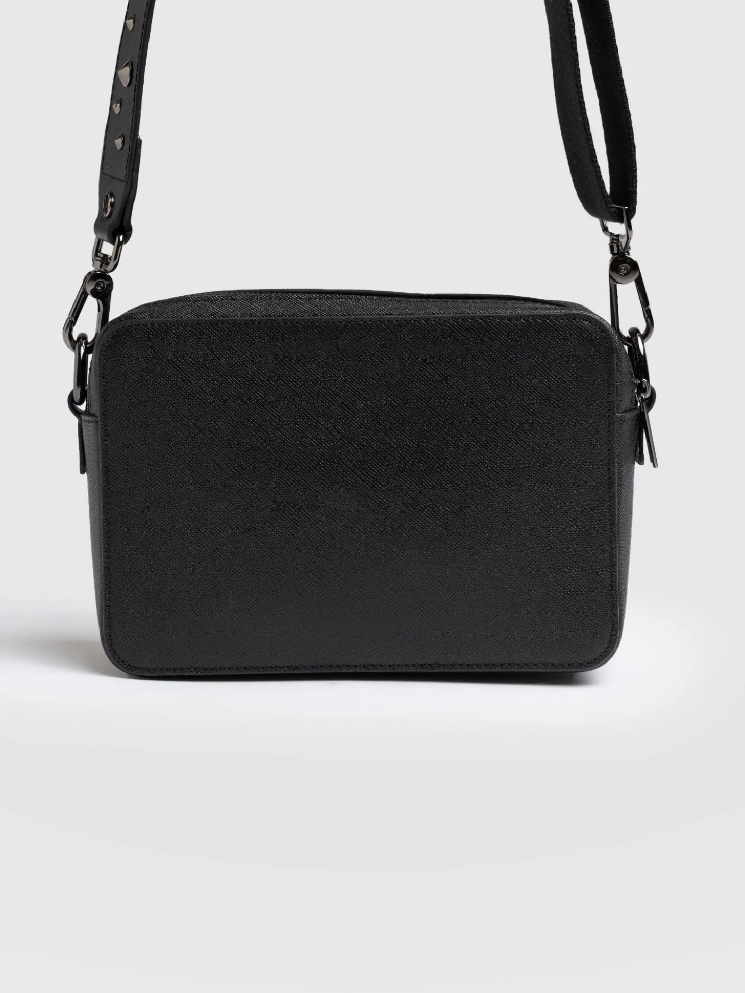 Cross Body Bag - Black Studded