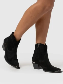 Dallas Metal Boot - Black