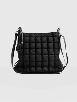 Darcey Puff Tote Bag - Black