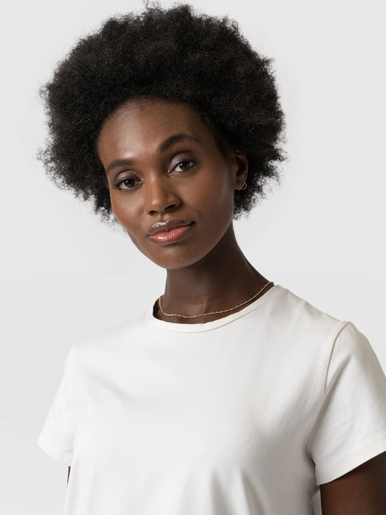 Easy Cotton Tee - Cream