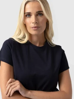 Easy Cotton Tee - Navy