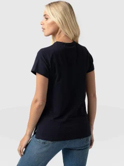 Easy Cotton Tee - Navy