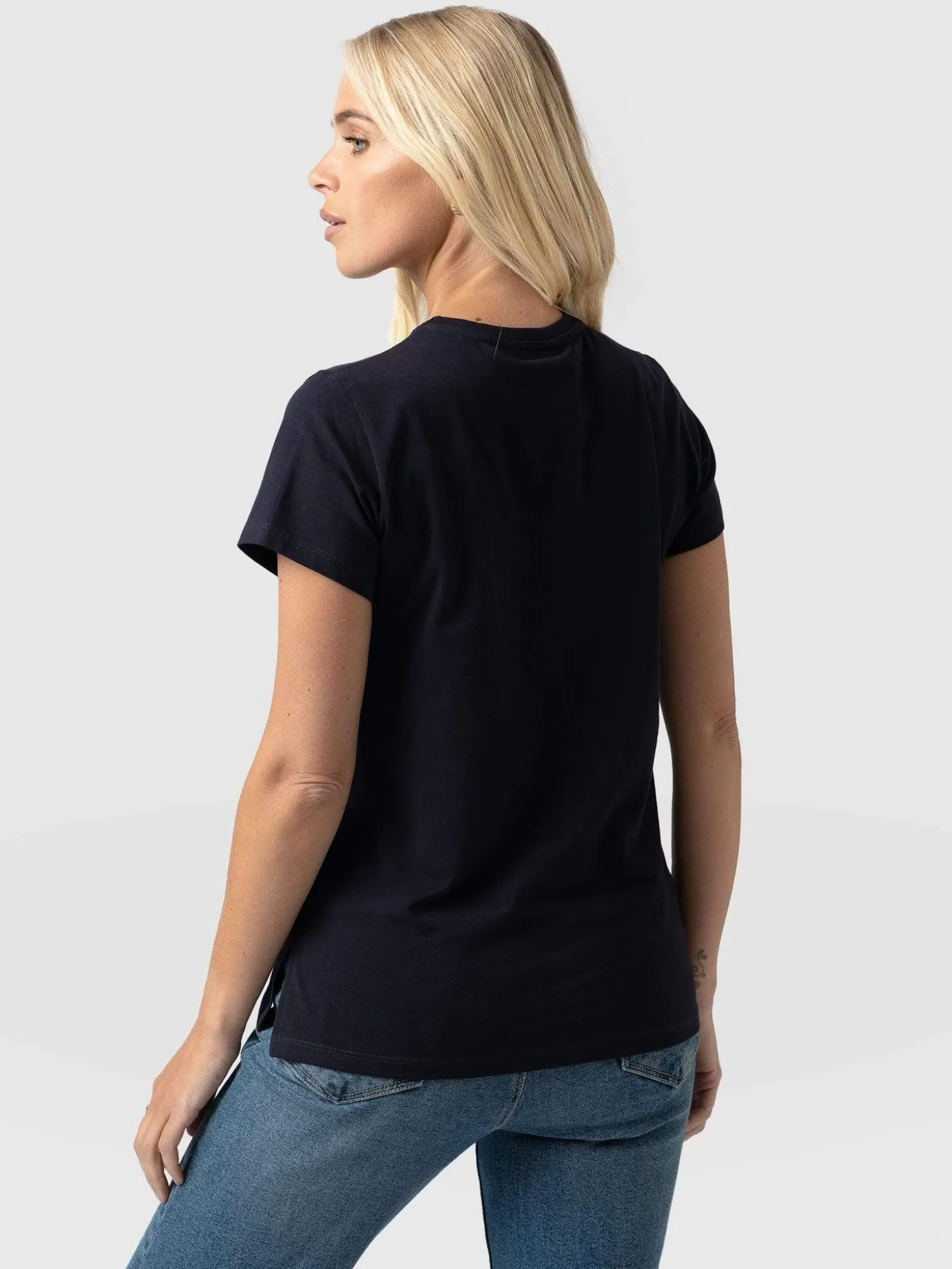 Easy Cotton Tee - Navy