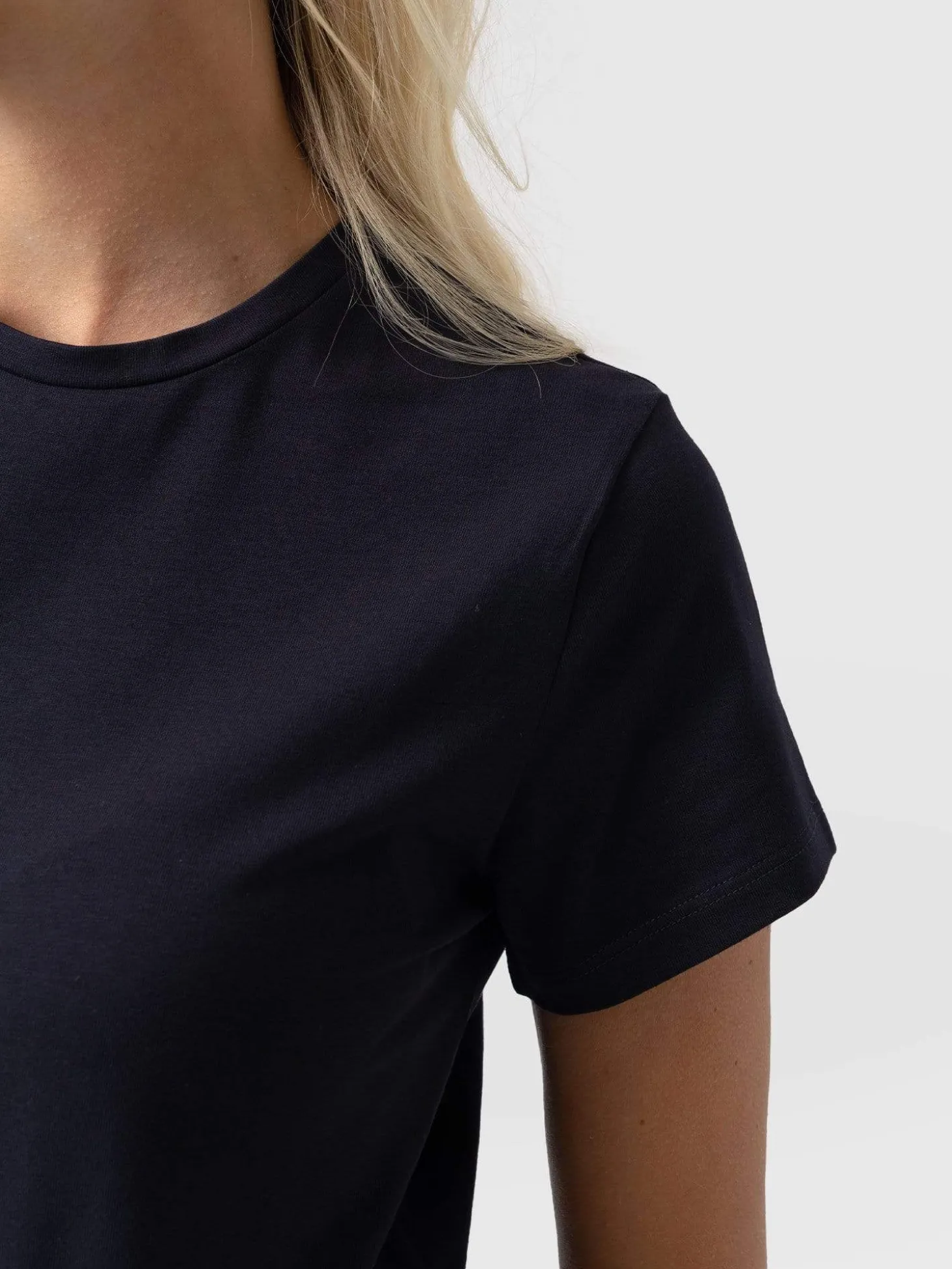 Easy Cotton Tee - Navy