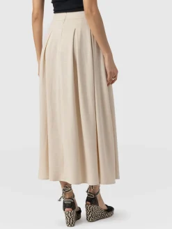 Eliza Pleated Skirt - Cream