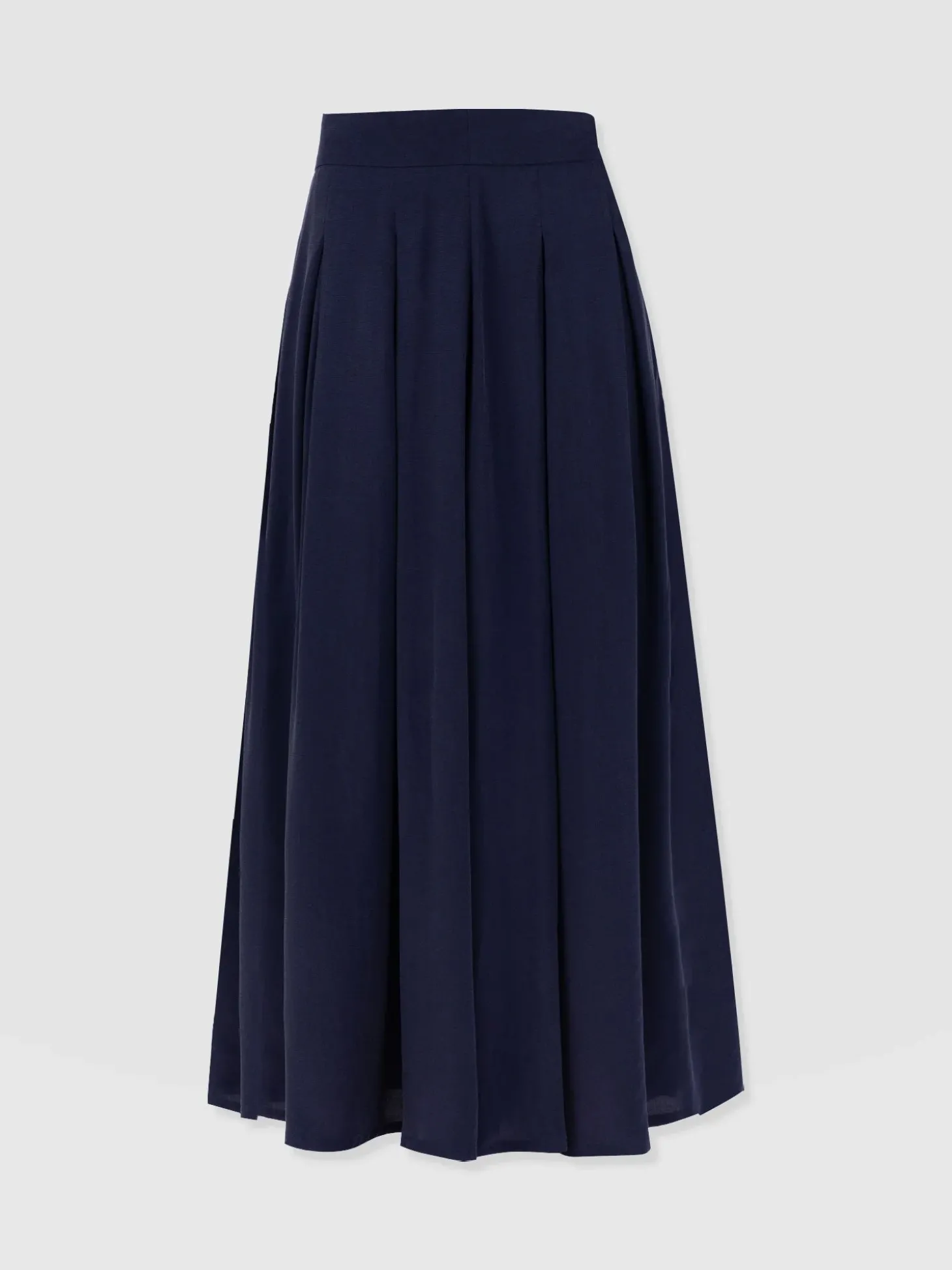 Eliza Pleated Skirt - Navy