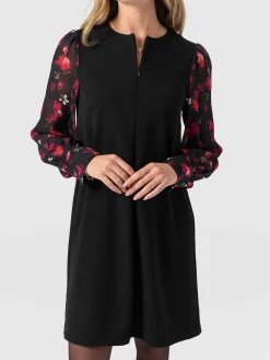 Esme Zip Up Dress - Pink Aurora