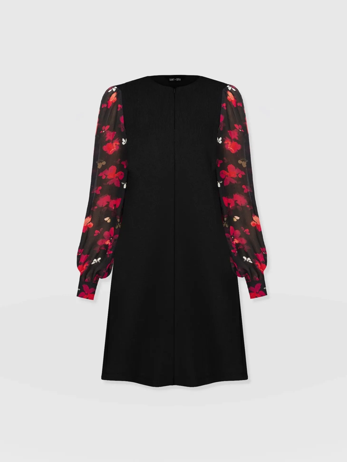 Esme Zip Up Dress - Pink Aurora