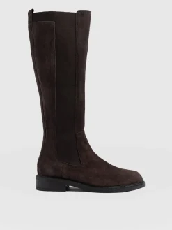 Evelyn Knee High Boot - Brown
