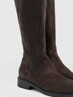 Evelyn Knee High Boot - Brown