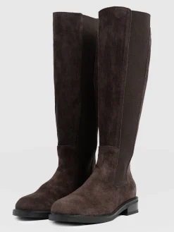 Evelyn Knee High Boot - Brown
