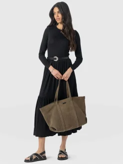 Greenwich Dress Long Sleeve - Black