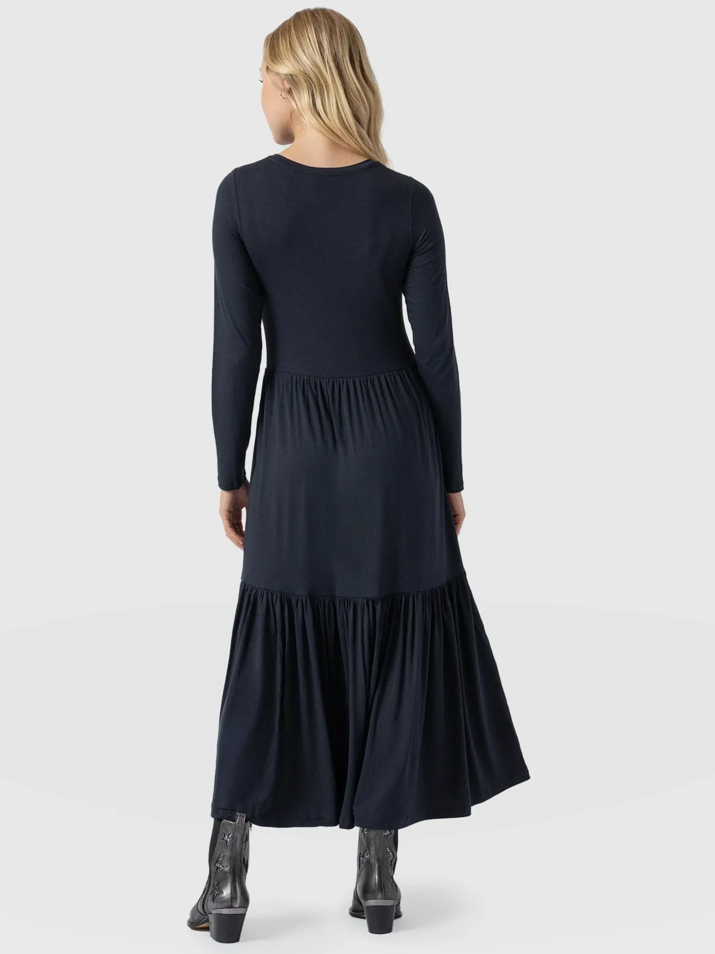 Greenwich Dress Long Sleeve - Navy