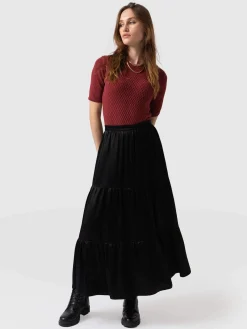 Greenwich Skirt - Gloss Black