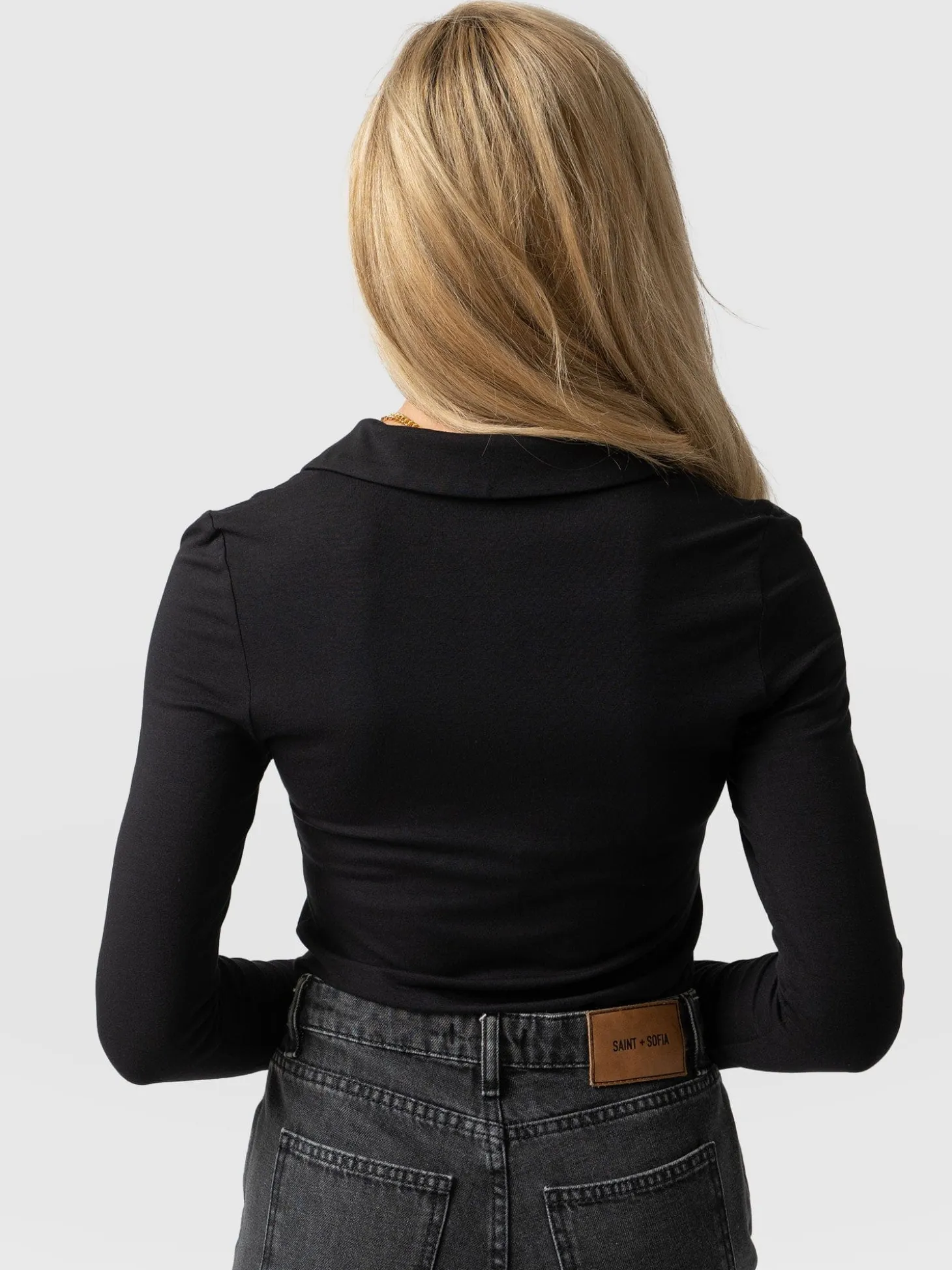 Isla Polo Tee - Black