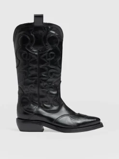 Kansas Western Boot - Black