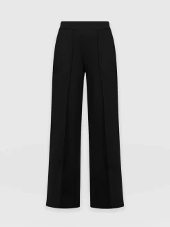 Keller Wide Leg Pant - Black