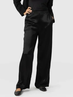 Langley Wide Leg Pant - Black