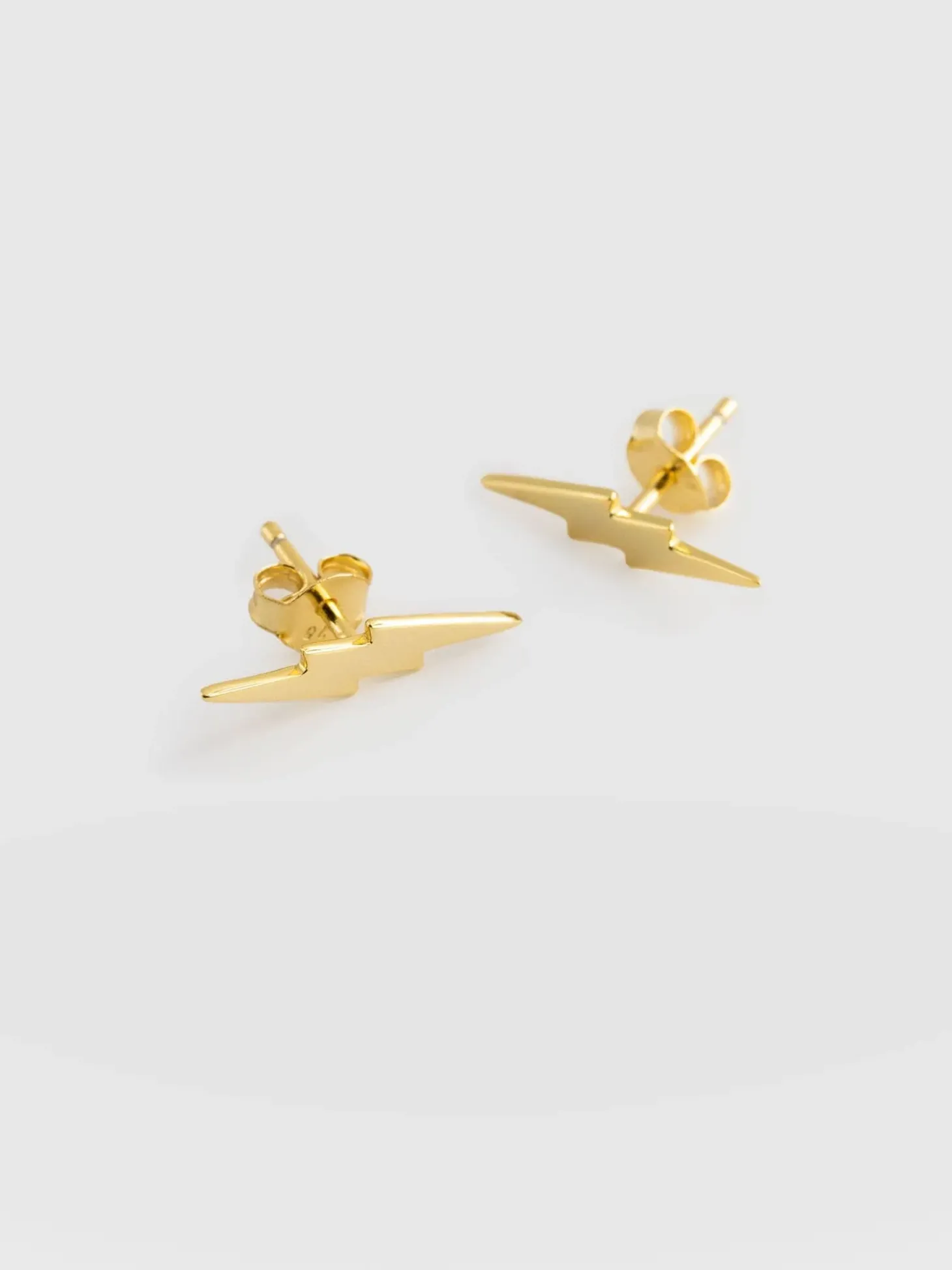Lightning Earrings - Gold