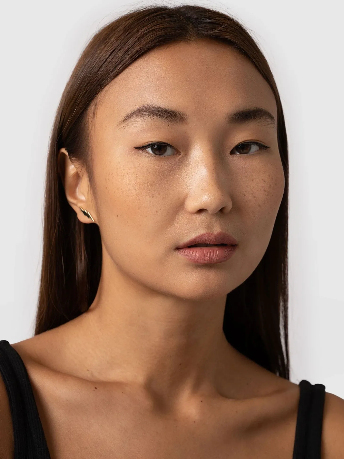 Lightning Earrings - Gold