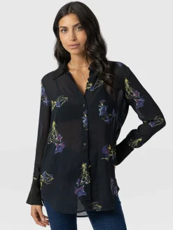Madison Shirt - Blue Lily Gardens