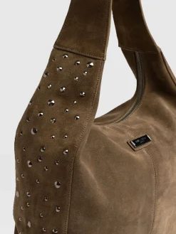 Margot Hobo Shoulder Bag - Khaki