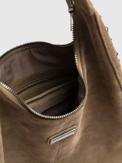 Margot Hobo Shoulder Bag - Khaki