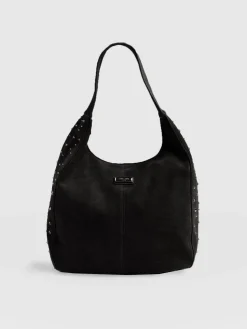 Margot Hobo Shoulder Bag - Black