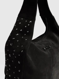 Margot Hobo Shoulder Bag - Black