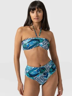 Maya Bandeau Bikini Bottom - Paradise