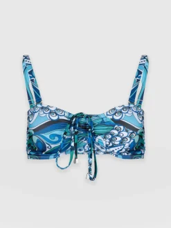 Maya Bandeau Bikini Top - Paradise