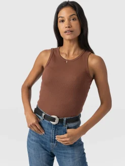 Nova Racer Vest - Russet Brown