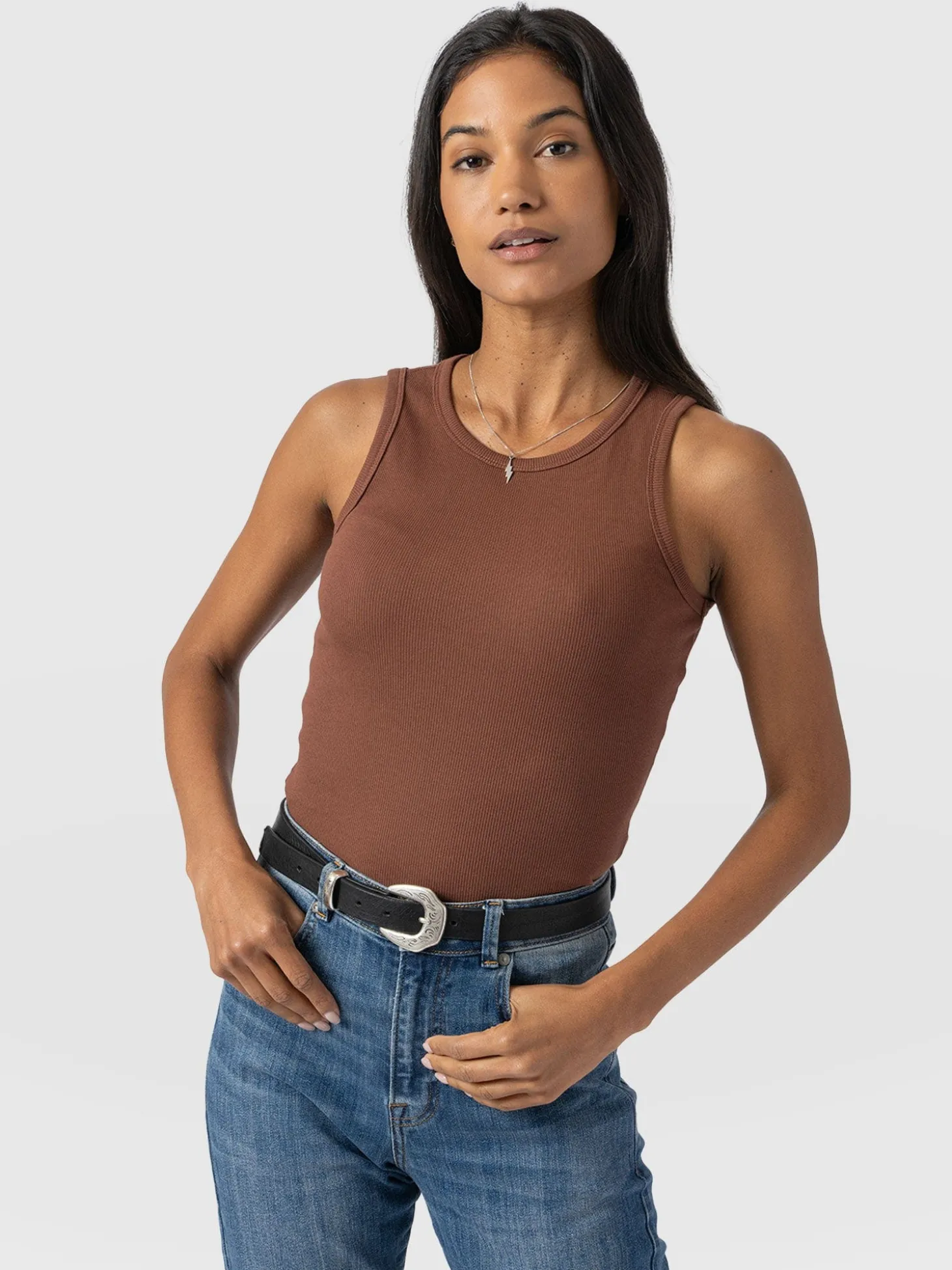 Nova Racer Vest - Russet Brown