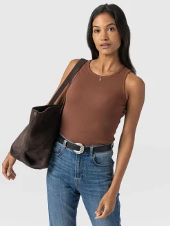 Nova Racer Vest - Russet Brown