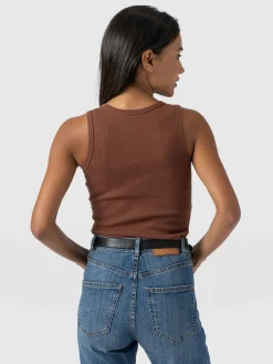 Nova Racer Vest - Russet Brown