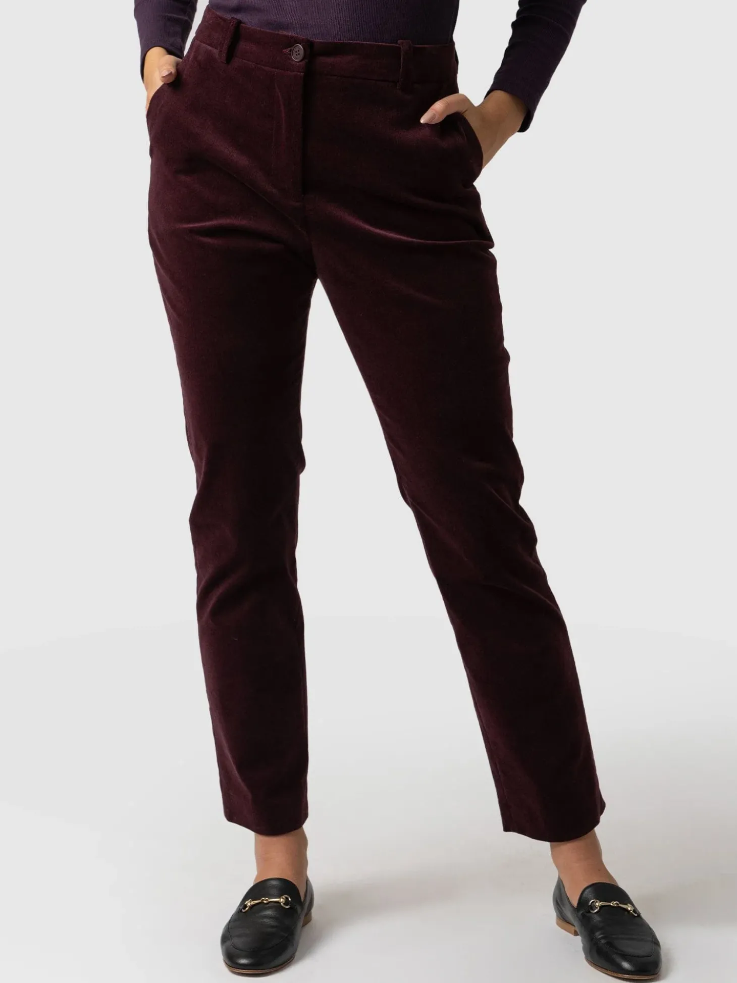 Palmer Pant Corduroy - Plum