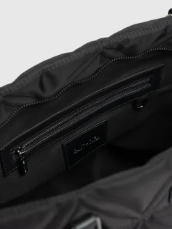 Quilted Selene Shopper Bag - Black