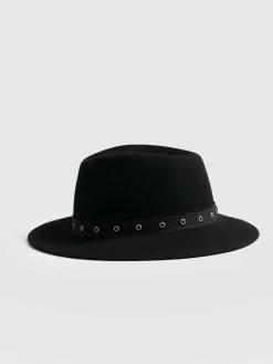 Ramona Studded Hat - Black