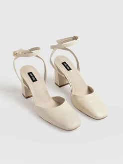 Rayner Cap Toe Heel - Cream