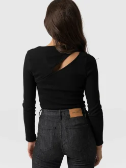 Reveal Tee Long Sleeve - Black