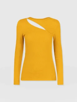 Reveal Tee Long Sleeve - Ochre