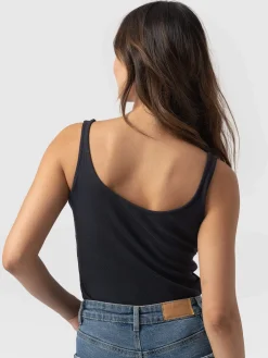 Rib Cami - Navy