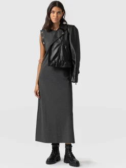 Rowan Dress - Charcoal Eyelet