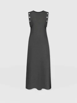 Rowan Dress - Charcoal Eyelet