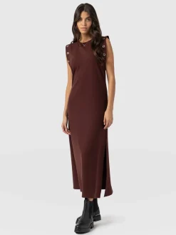 Rowan Dress - Maroon